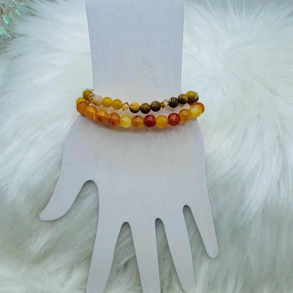 The Fall Colors Beaded Bracelets - Picture 2 of 5